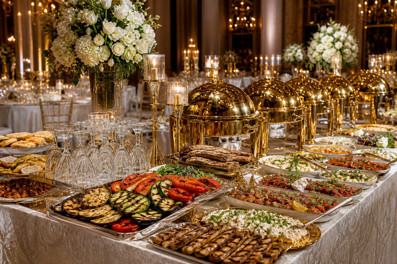 Ballroom Wedding with Turkish Menu